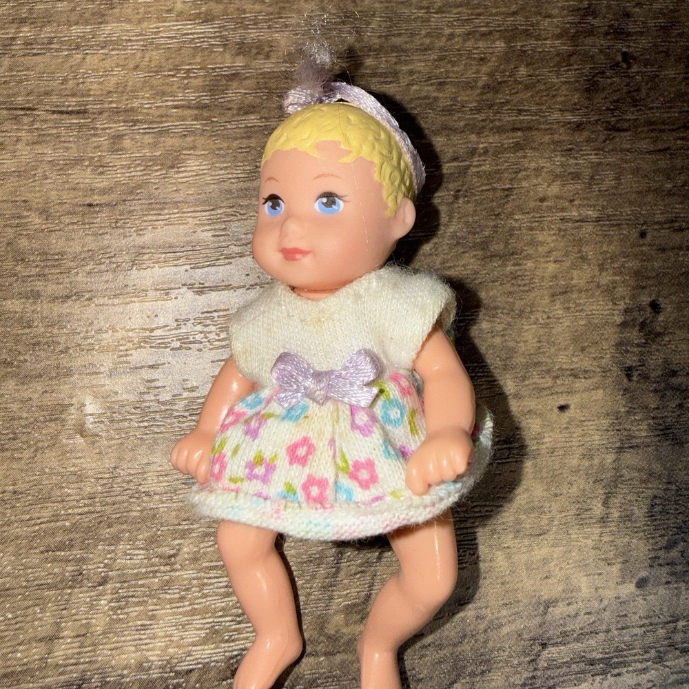 Barbie Baby Krissy Blonde Jointed From 1999 Walking Barbie & Sister -Baby Only